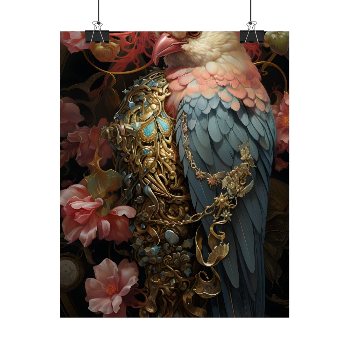 Fantasy Outdoor Guardian: Enchanted Costume Artwork - Poster