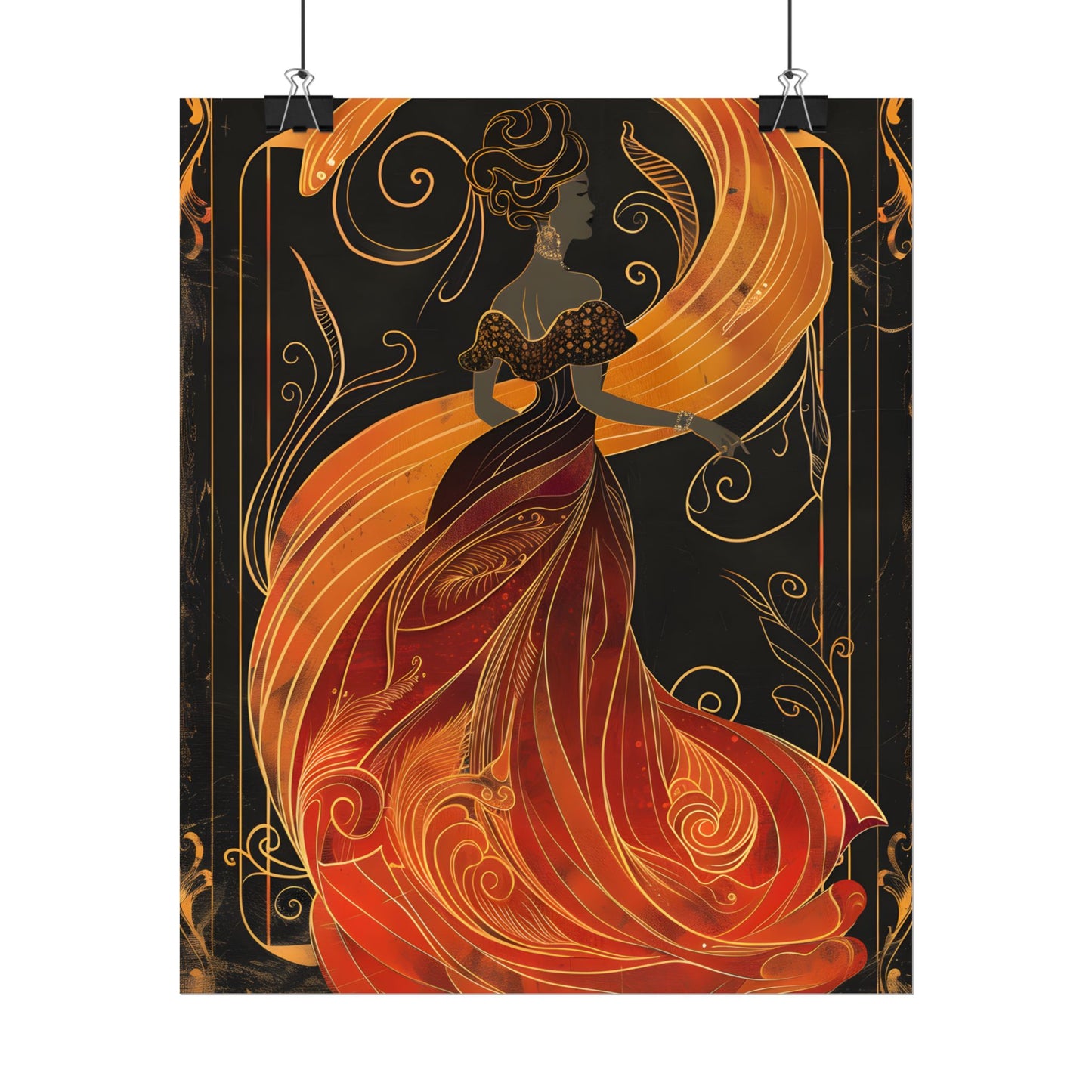Vintage Art Nouveau Elegant Poster: Batch 1 2024 - Poster