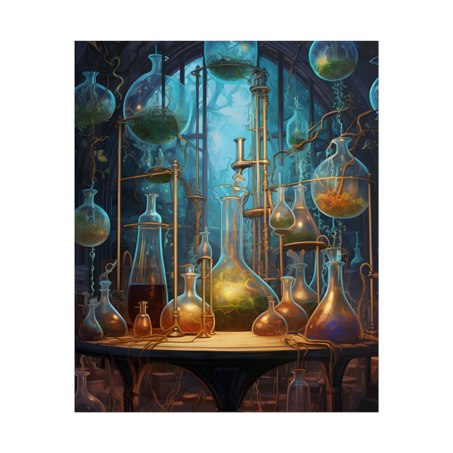 Lab Technician's Focus: Biotechnology Science in Action - Poster