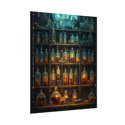 Lab Secrets: A Mysterious Science Experiment Unveiled - Poster