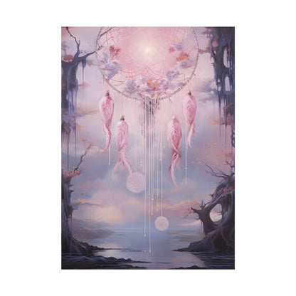 Ethereal Dreamcatcher Realm: Surreal Dreamscape Art - Poster