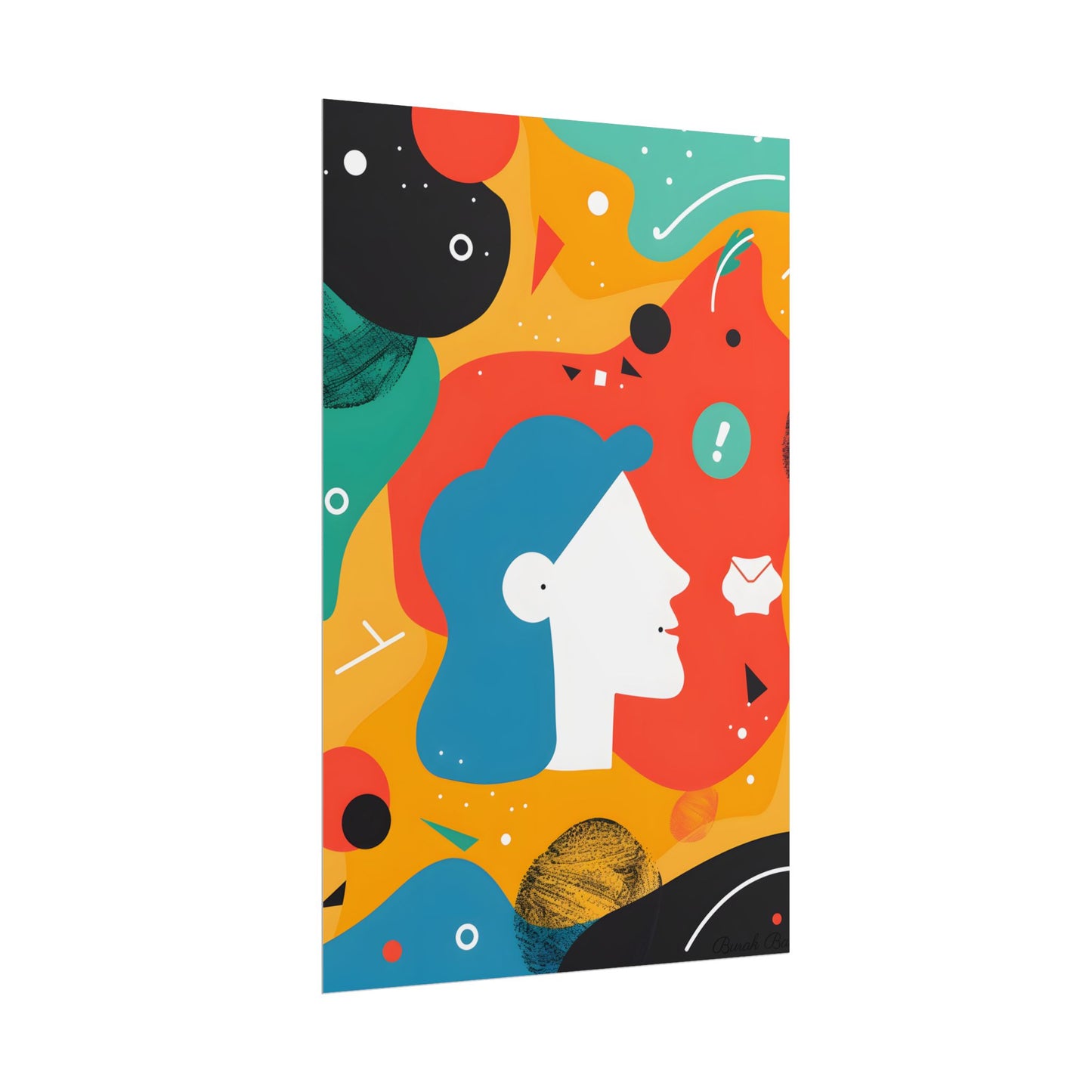 Vibrant Growth Mindset: Colorful Motivation Art - Poster
