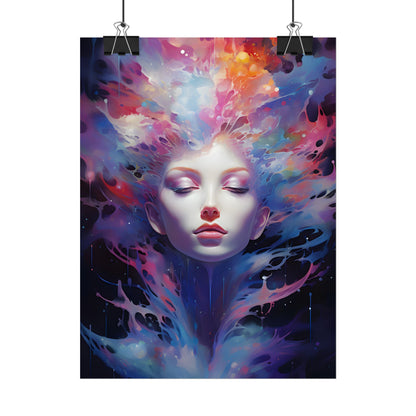 Otherworldly Celestial Dreams: Impressionistic Art Gallery - Poster