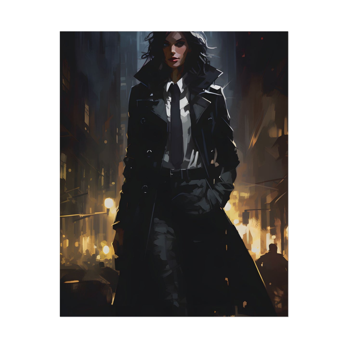 Urban Fantasy Detective: Mystery in City Streets - Poster