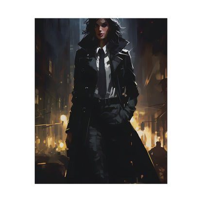 Urban Fantasy Detective: Mystery in City Streets - Poster
