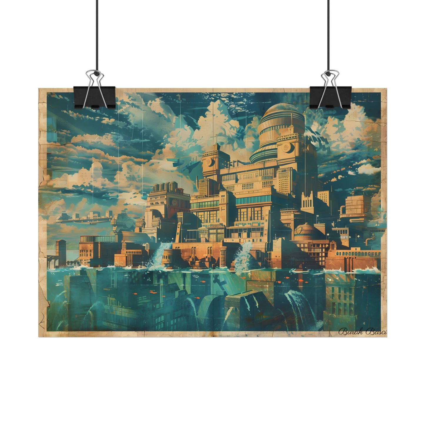 Vintage Travel Poster: Explore The Underwater Destination - Poster