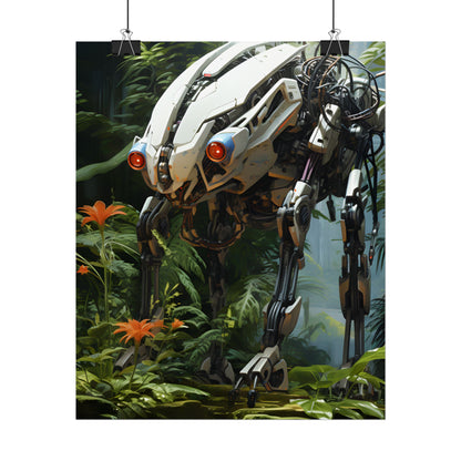 Robotic Wildlife Sanctuary: Harmony in Nature - Poster