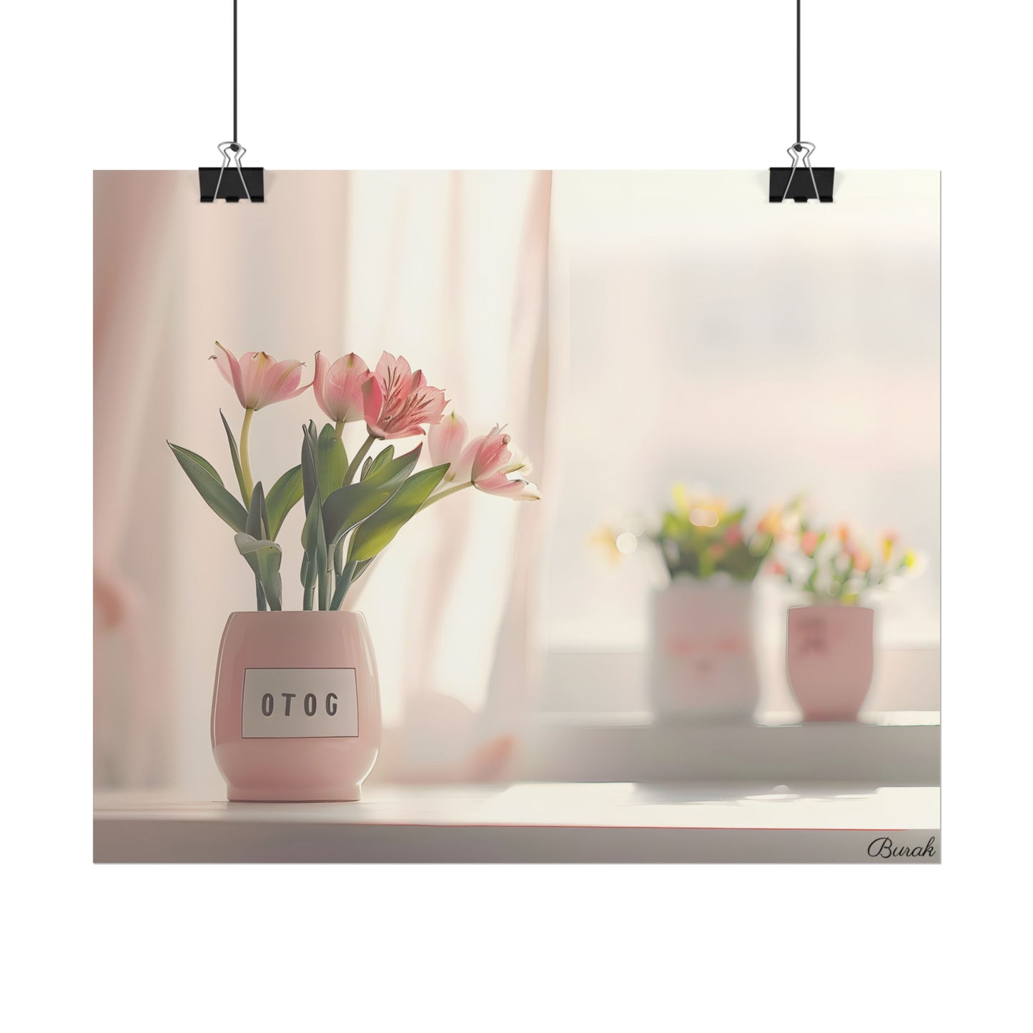 Serene Outdoor Landscape: Soft-Spoken Reminder - Poster