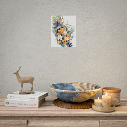 Whimsical Florida Map: Playful Art Illustration - Poster
