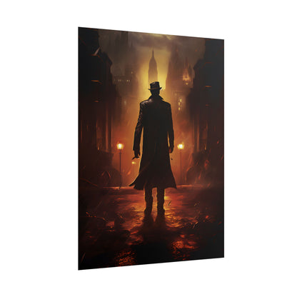 Urban Fantasy Detective: Mystery Graphic Novel Artwork - Poster