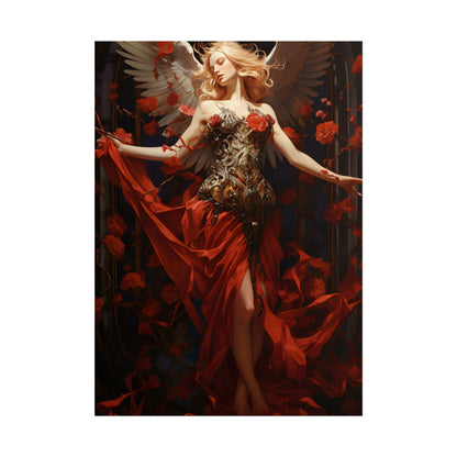 Enigmatic Guardian: A Figure of Mysterious Presence - Poster