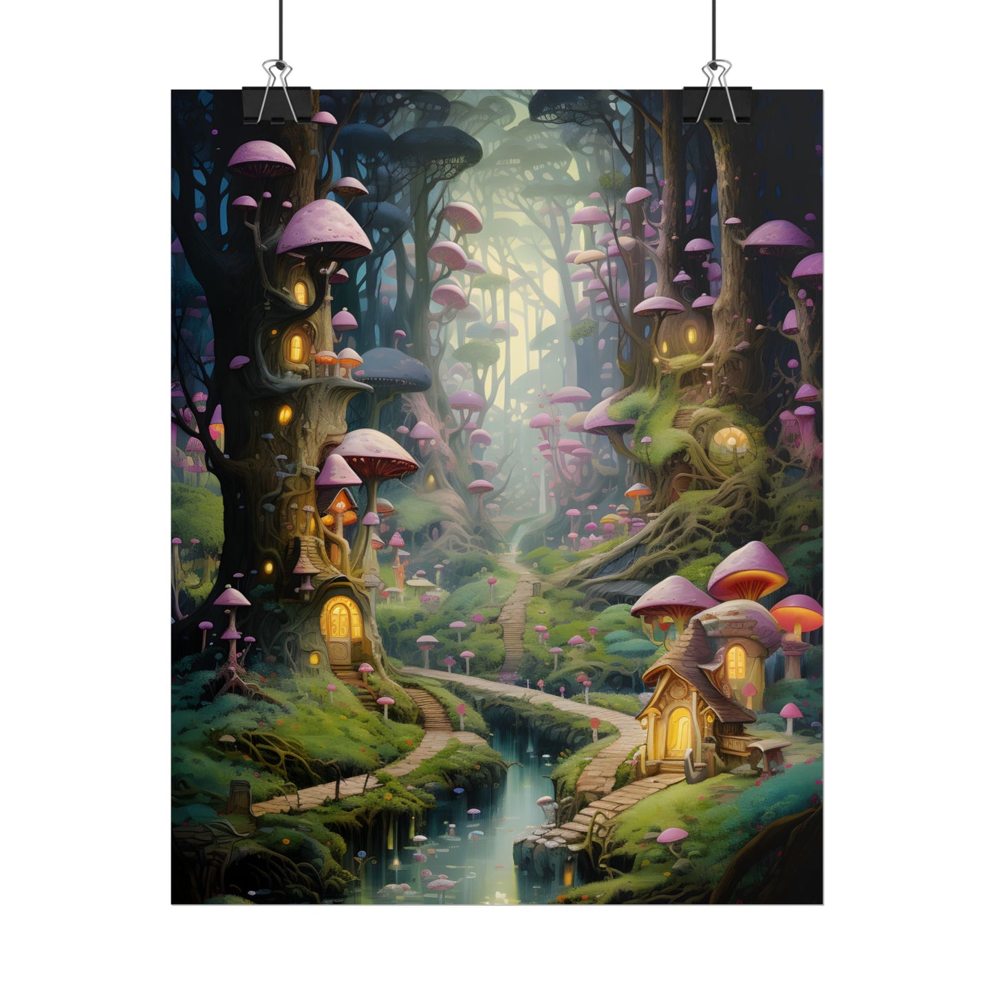 Enchanted Forest Adventure: Vibrant Artwork of Six Brothers - Poster