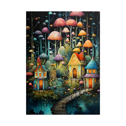 Enchanted Forest Fairies: A Classic Whimsical Artwork - Poster