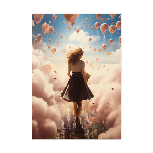 Everyday Person: Neutral Expression Artwork - Poster