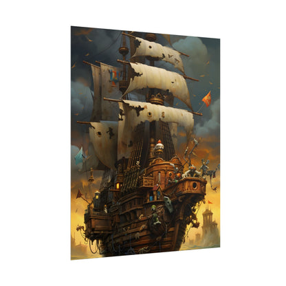 Swashbuckling Time Travelers: Maritime Adventure - Poster