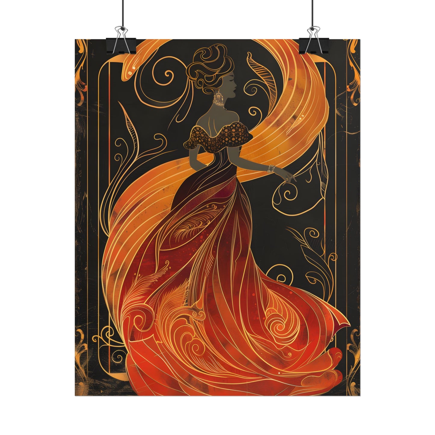 Vintage Art Nouveau Elegant Poster: Batch 1 2024 - Poster