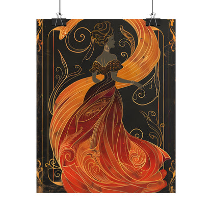Vintage Art Nouveau Elegant Poster: Batch 1 2024 - Poster