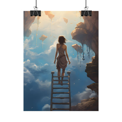 Casual Moment: Person Outdoor Portrait - Poster