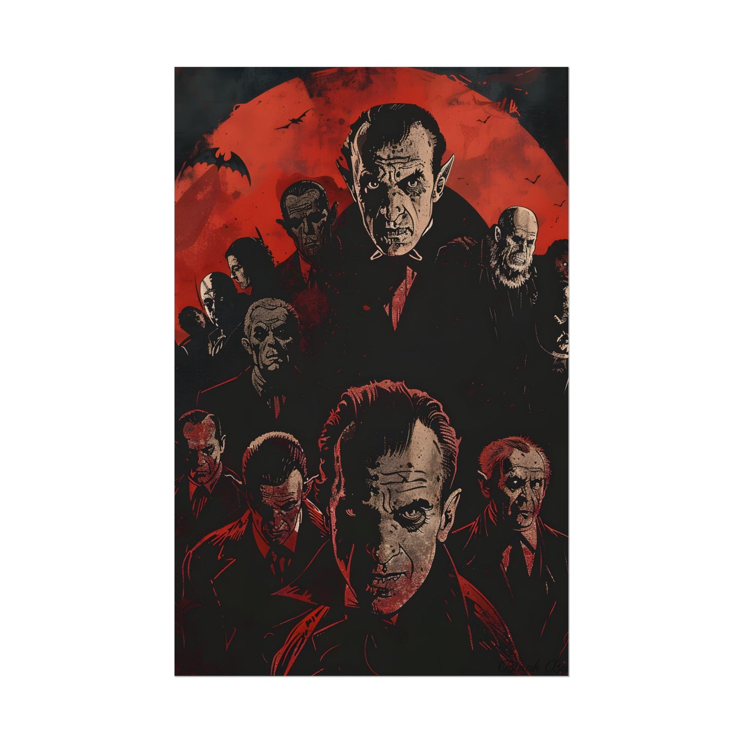 Mischievous Vampires: A Charismatic Leader's Nightly Revelry - Poster