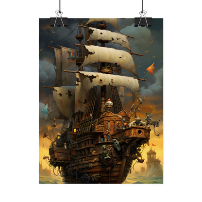 Swashbuckling Time Travelers: Maritime Adventure - Poster
