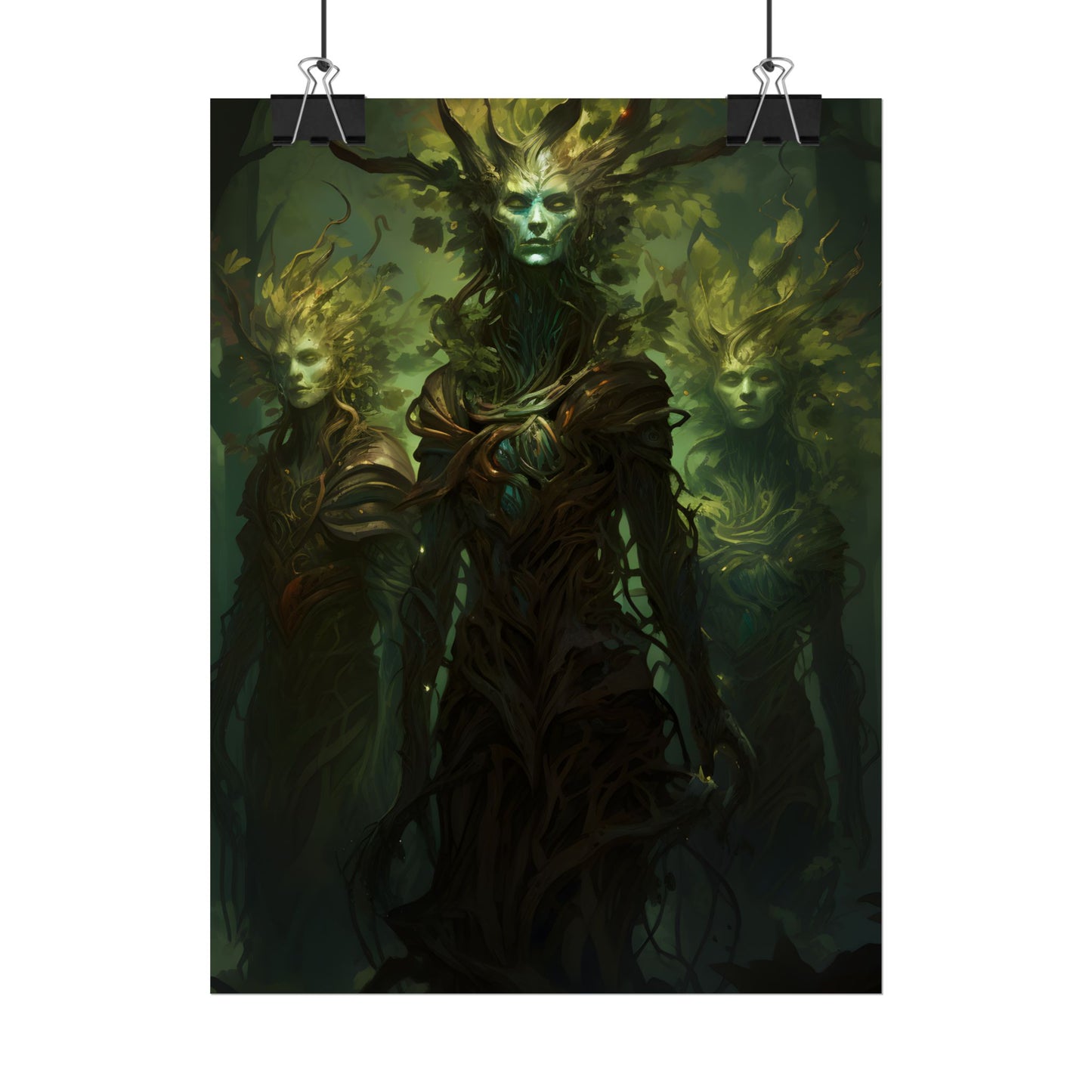Mystical Forest Guardians: Ancient Tree Spirits Awaken - Poster