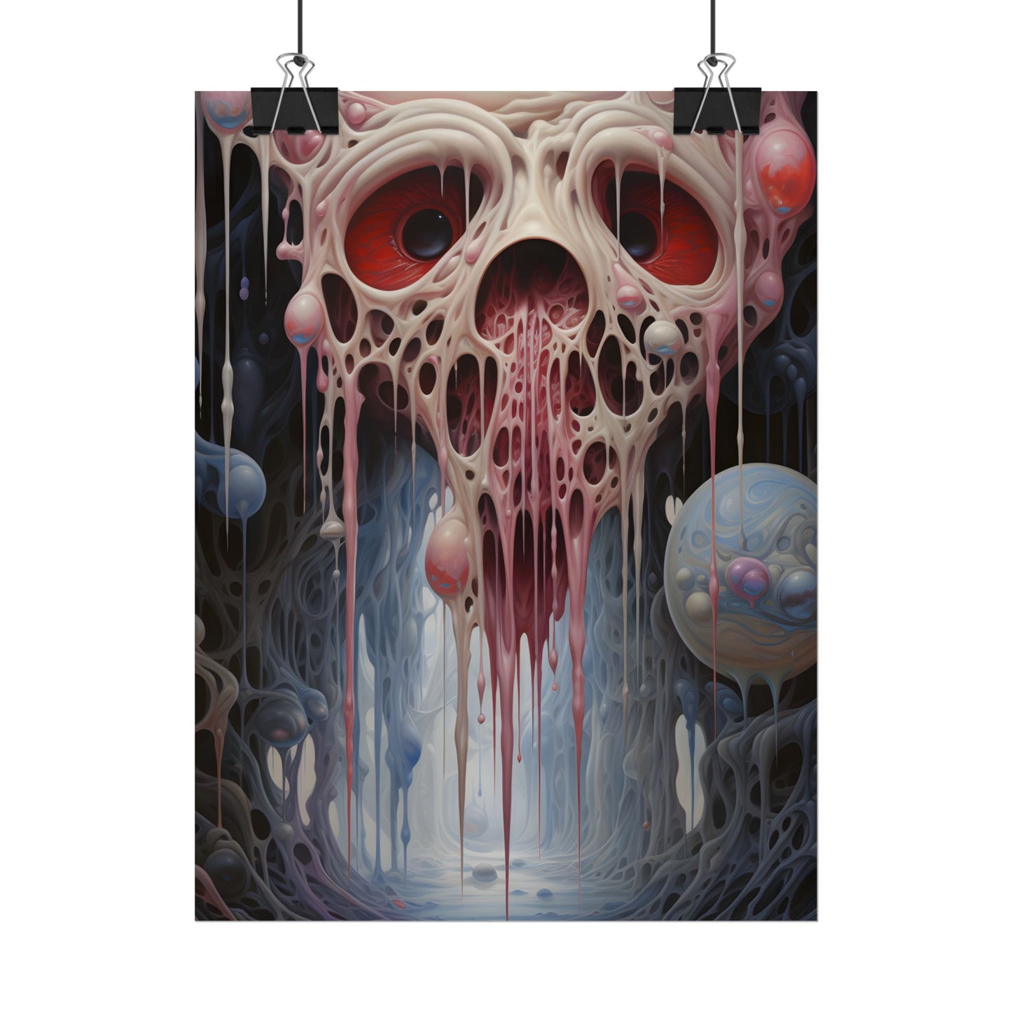 Rifts in Reality: Interdimensional Portals - Digital Fantasy Art - Poster