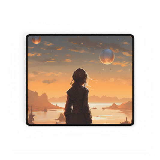 Casual Selfie: Reflection Artwork - Desk Mat