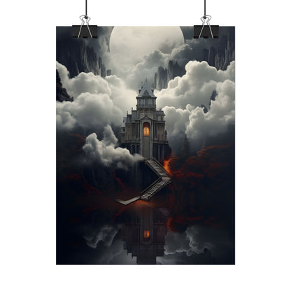 Handheld Message: Personal Artwork in a Small Oval Frame - Poster