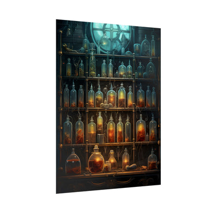 Lab Secrets: A Mysterious Science Experiment Unveiled - Poster