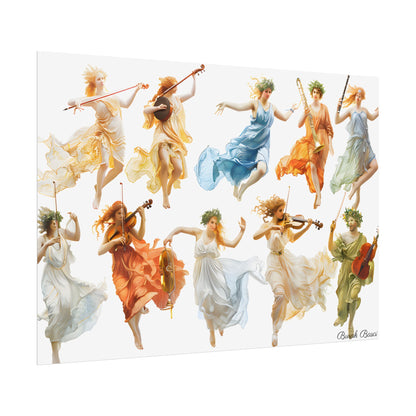 Ethereal Goddesses of Greece: Athena to Nemesis Artwork - Poster