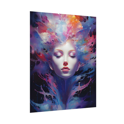 Otherworldly Celestial Dreams: Impressionistic Art Gallery - Poster