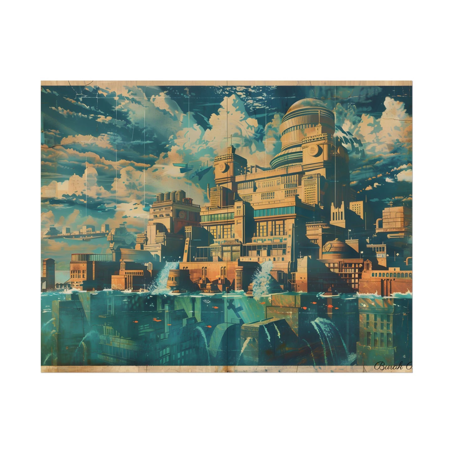 Vintage Travel Poster: Explore The Underwater Destination - Poster