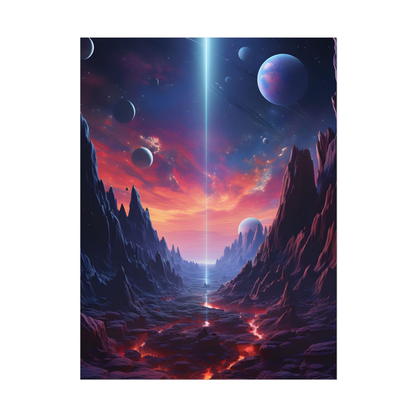 Black Hole Odyssey: A Massive Planet in Space - Poster