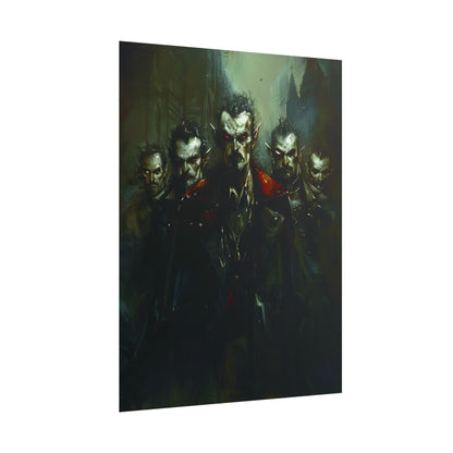 Gothic Vampires: Dark Fantasy Artwork - Poster