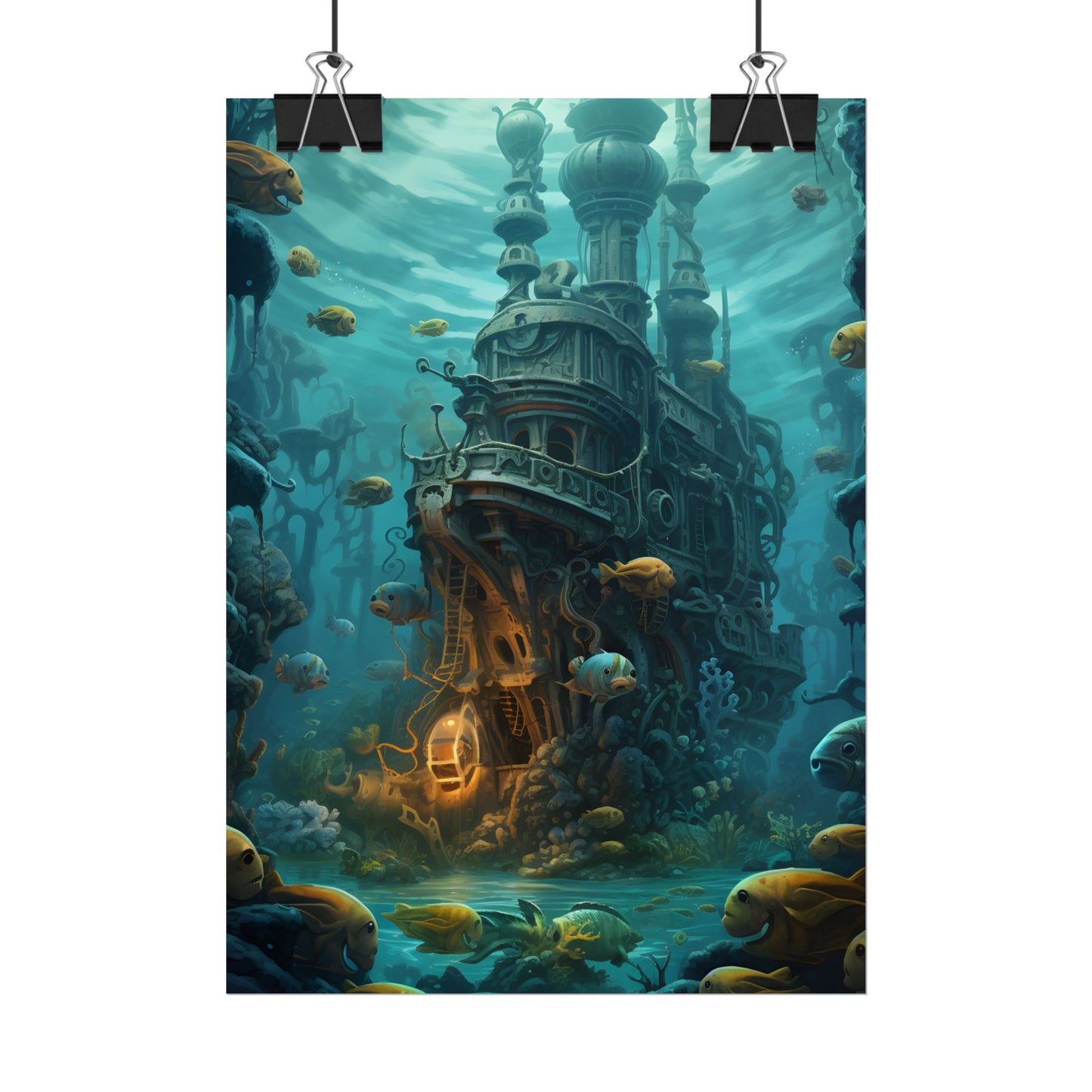 Steampunk Underwater Adventure: Captain Nemos Quest - Poster