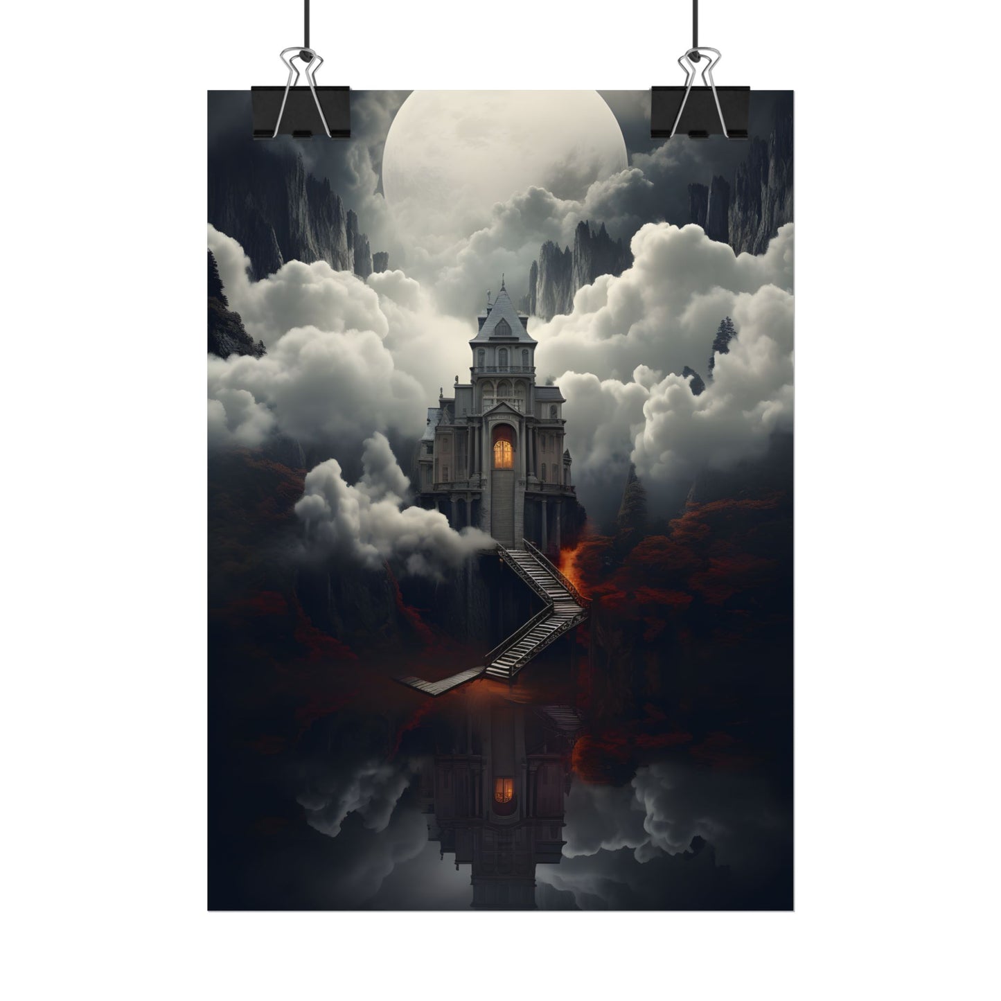 Handheld Message: Personal Artwork in a Small Oval Frame - Poster