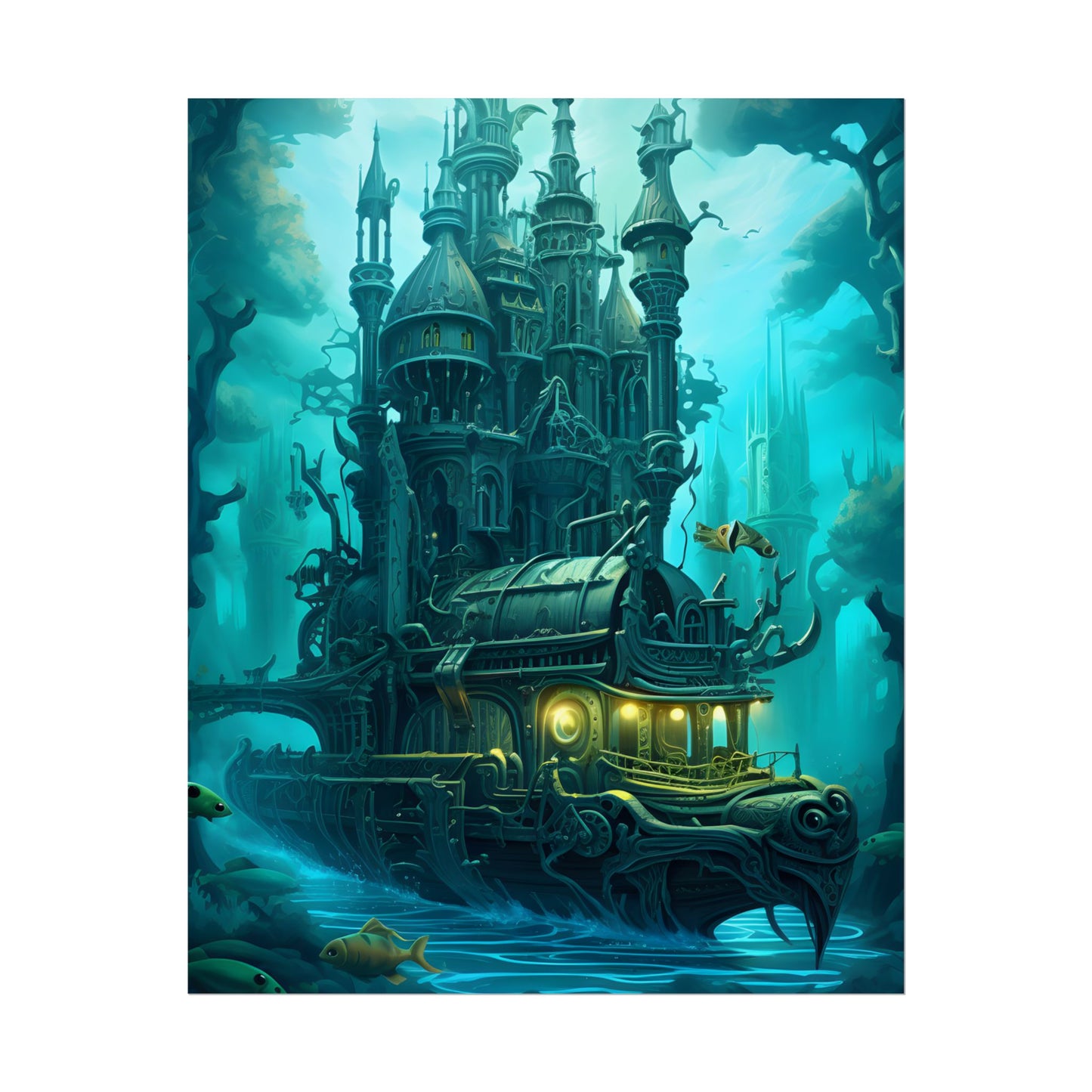 Tidal Quest: Steampunk Depths - Poster