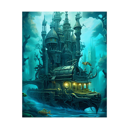 Tidal Quest: Steampunk Depths - Poster