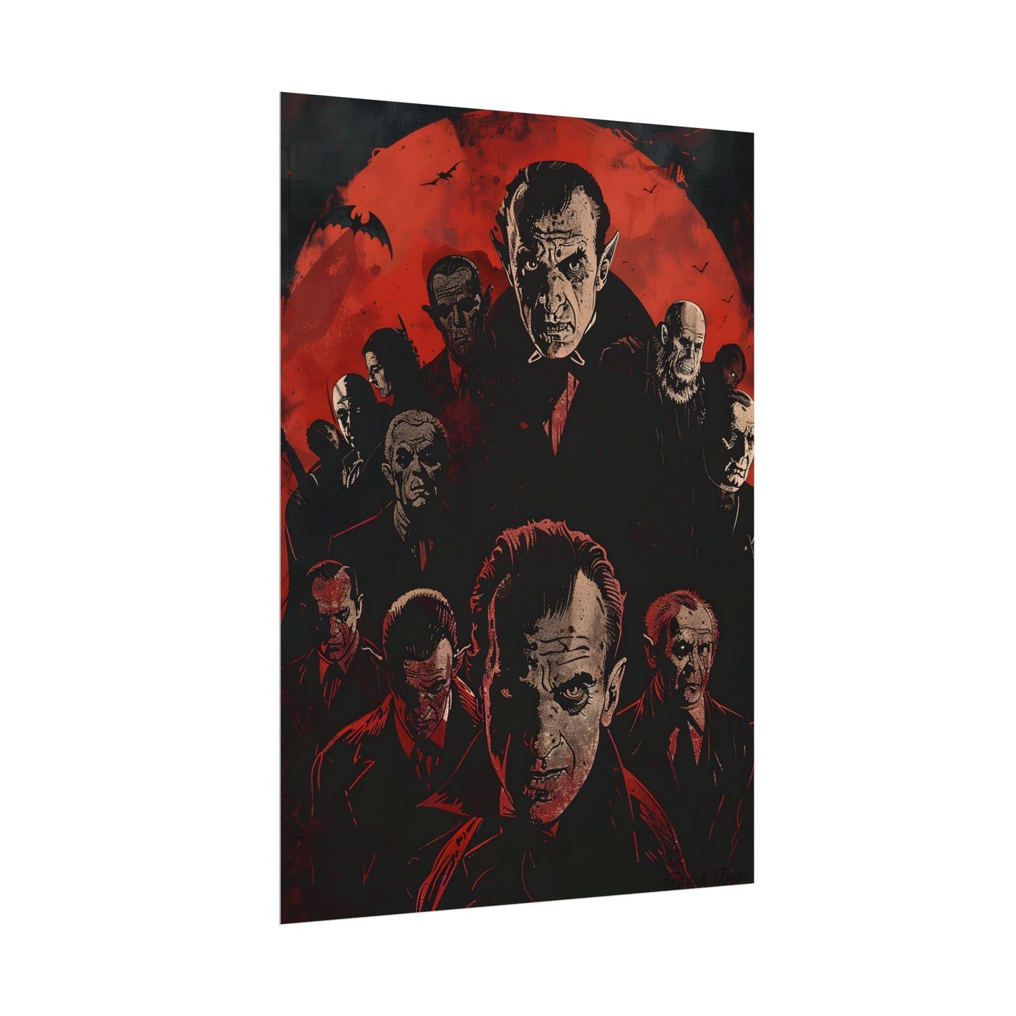 Mischievous Vampires: A Charismatic Leader's Nightly Revelry - Poster