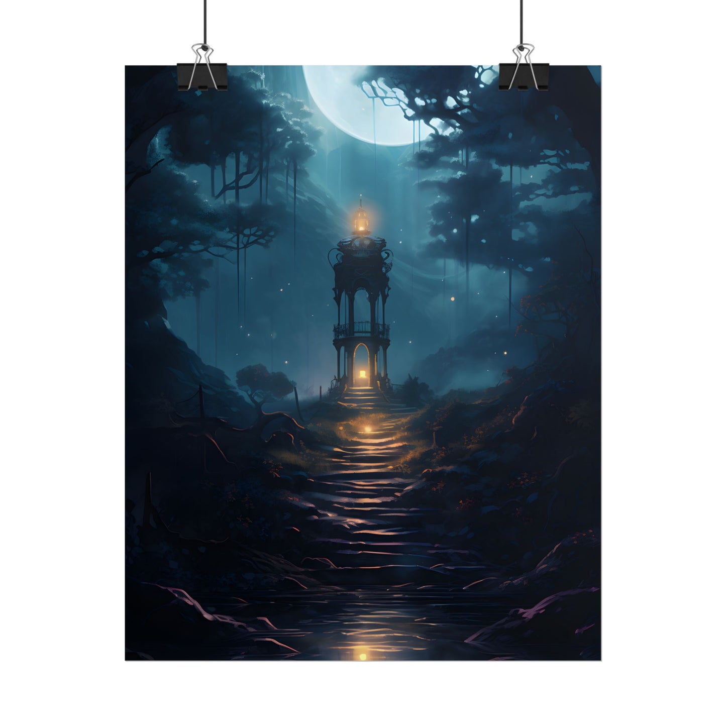Close-Up Metallic Product: Smooth Cylindrical Device - Poster
