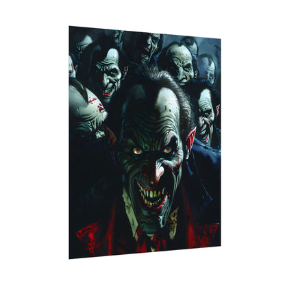 Mischievous Vampires: Gothic Group Artwork - Poster