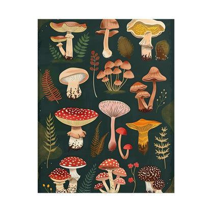 Vibrant Mushroom Poster: 2024 Batch - Poster