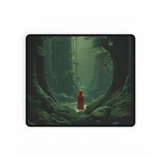 Casual Outdoors: Person in Nature Artwork - Desk Mat