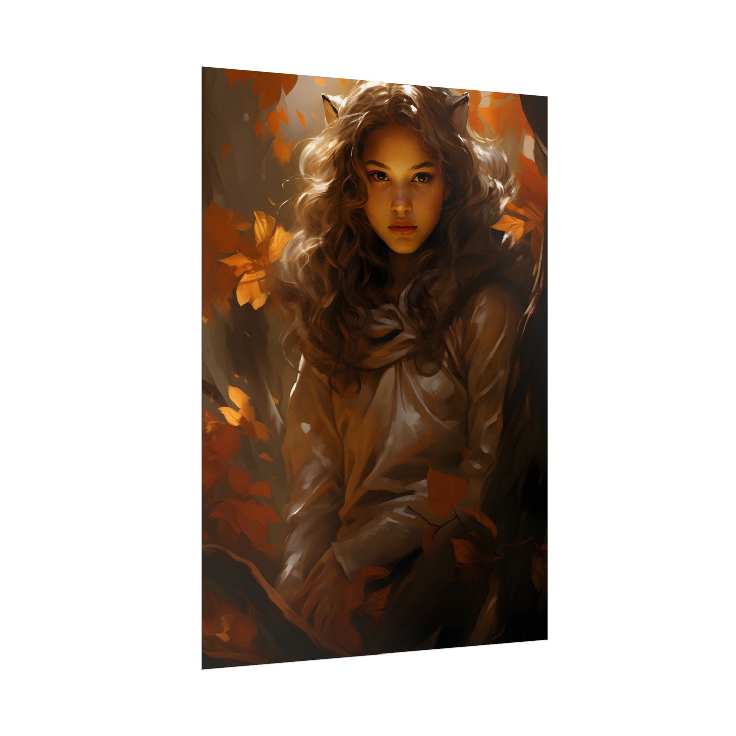 Vibrant Forest Sunshine: Nature Art Photography - Poster