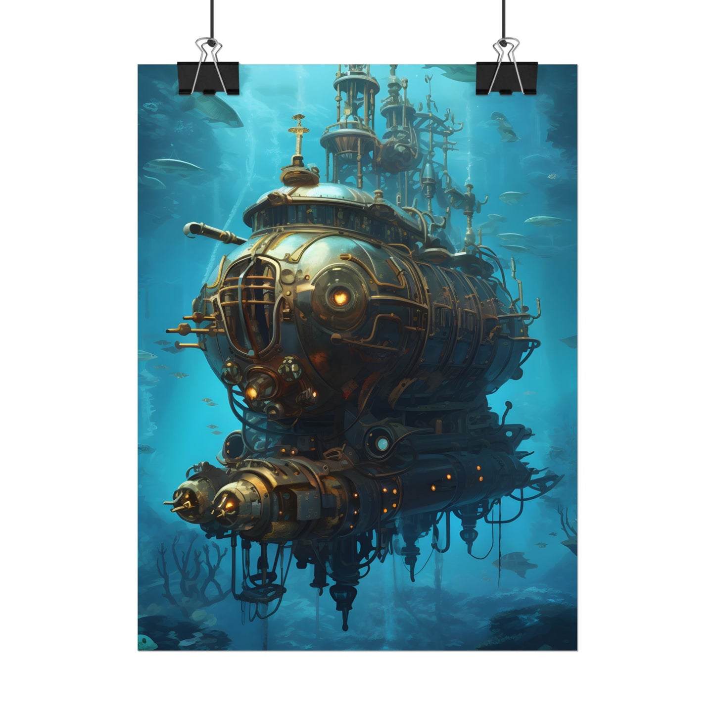 Steampunk Oceanic Adventure: Embarking on a Thrilling Voyage - Poster
