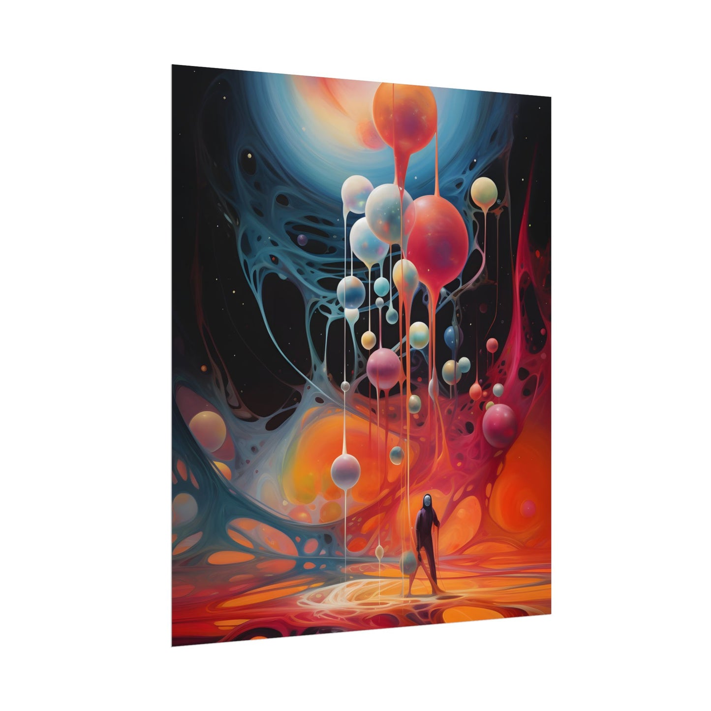Cosmic Art Gallery: Enchanting Celestial Realm - Poster