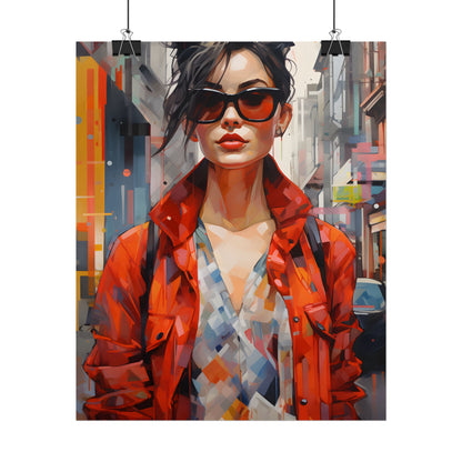 Urban City Style: Fashionista in the City - Poster