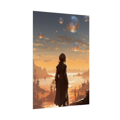 Casual Selfie: Reflection Artwork - Poster