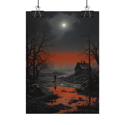 Daytime City Portrait: Outdoors Artwork - Poster