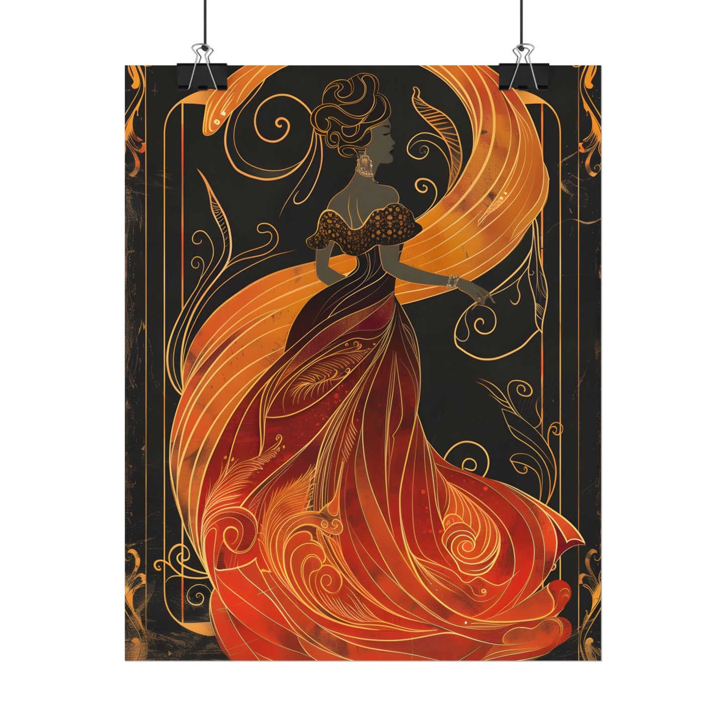 Vintage Art Nouveau Elegant Poster: Batch 1 2024 - Poster